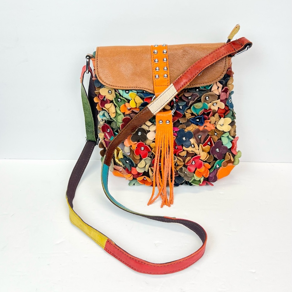Ameri Floral Multicolor Crossbody Bag - image 1